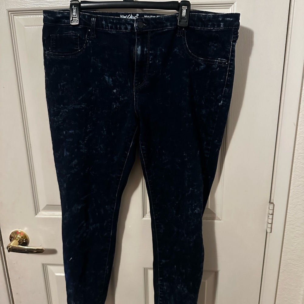 Mossimo Supply Co Blue Jeggings Classic Fit